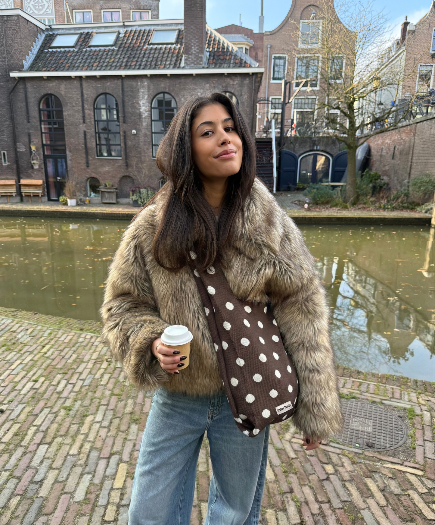 Polka Dot Crossbody