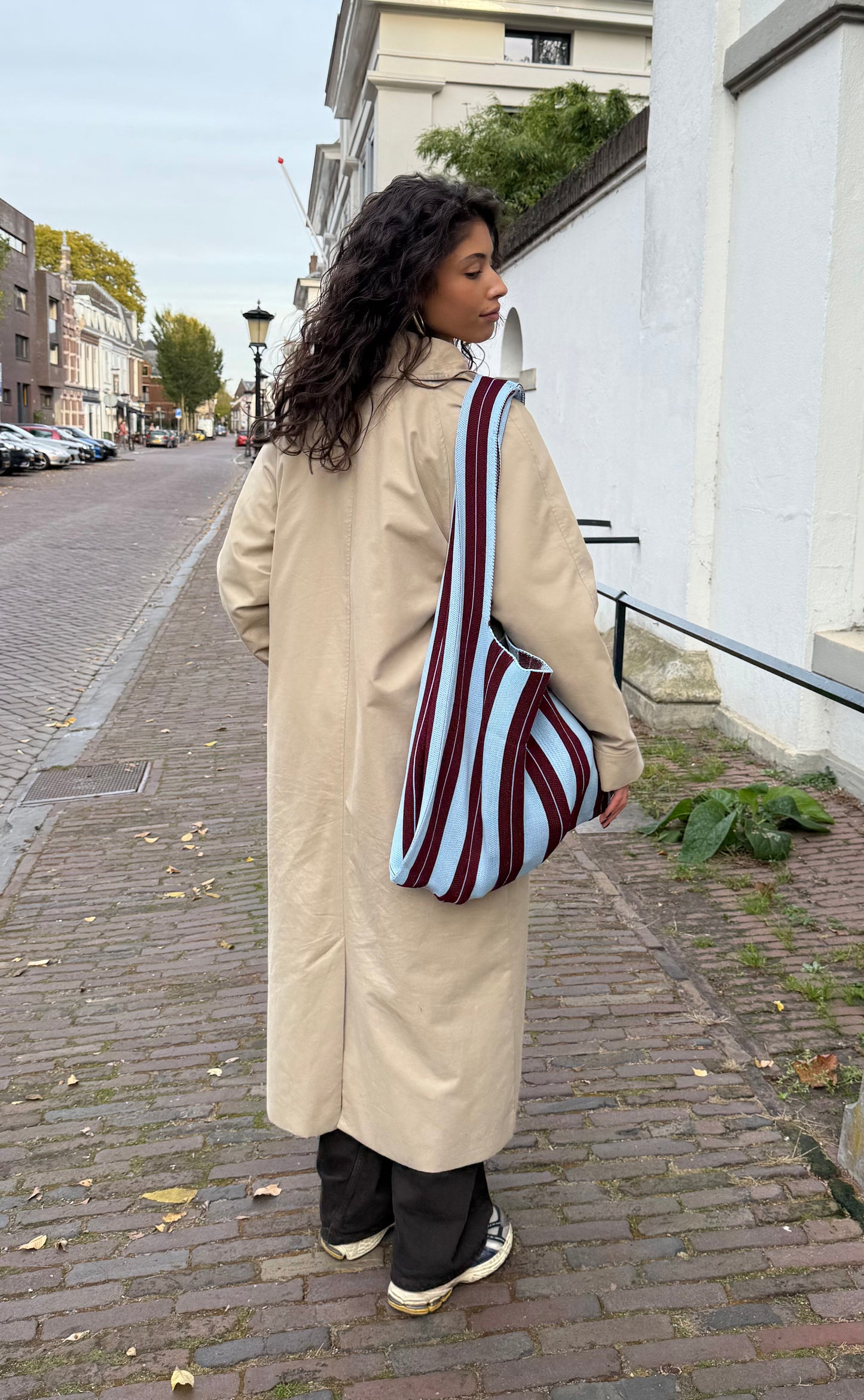 Gestreepte Crossbody
