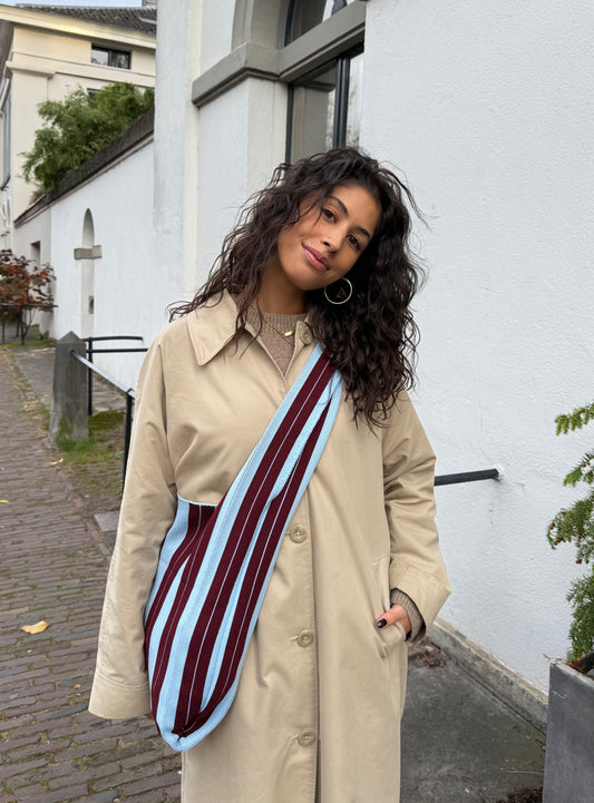 Gestreepte Crossbody